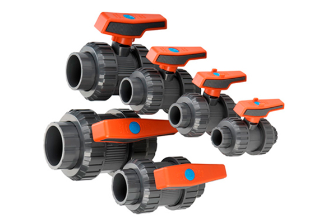 PVC valves, fittings and pipe